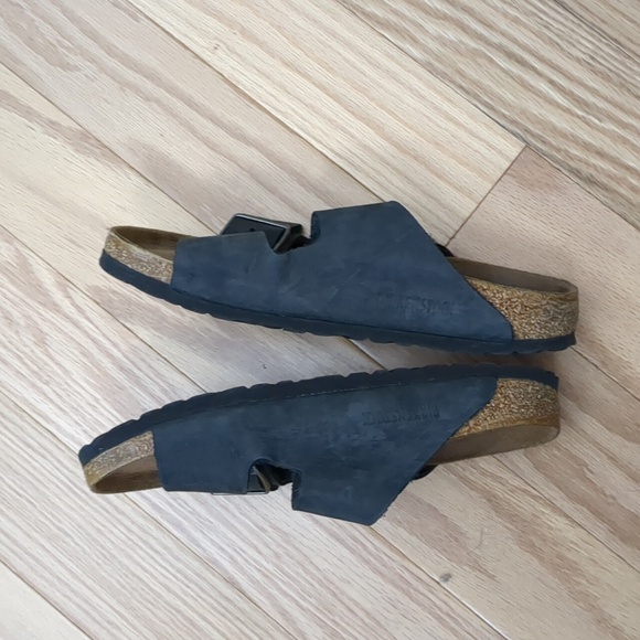 Birkenstock Leather Black Arizona Sandals 38 N - Picture 6 of 9